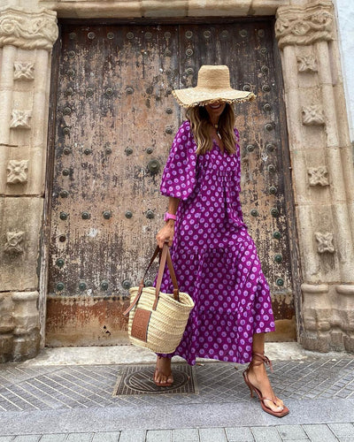 MAGDALENA | Boho Maxi Sukienka